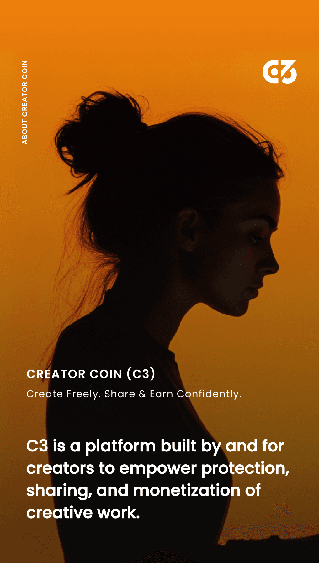 Écran 1 de l’application Creator Coin Collective